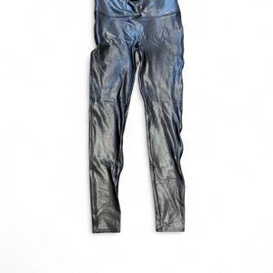 SPANX Shimmering Charcoal Leggings